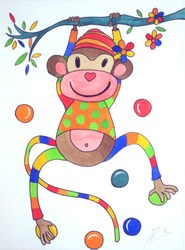  Le singe jongleur 