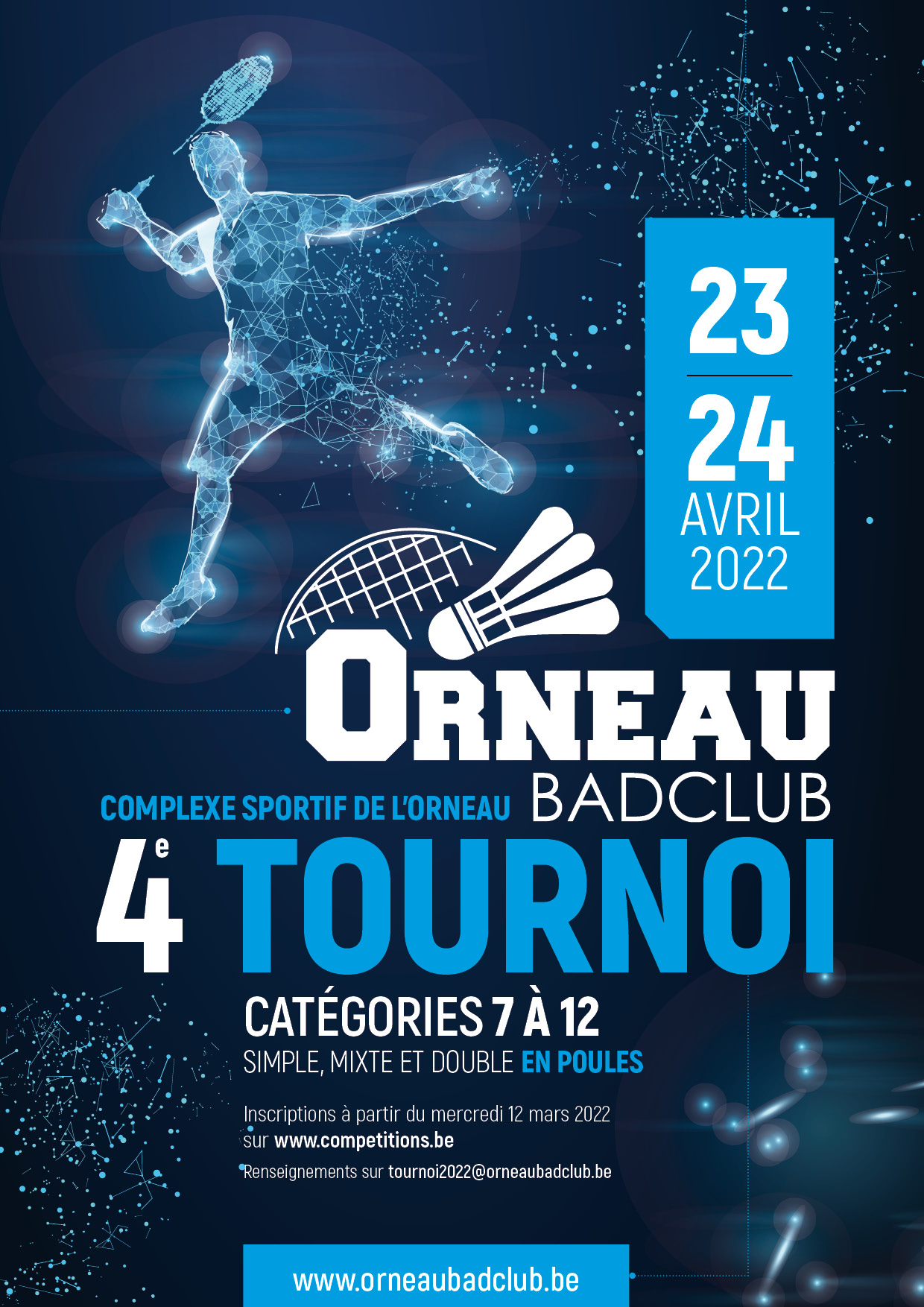Tournoi badminton OBC 2022